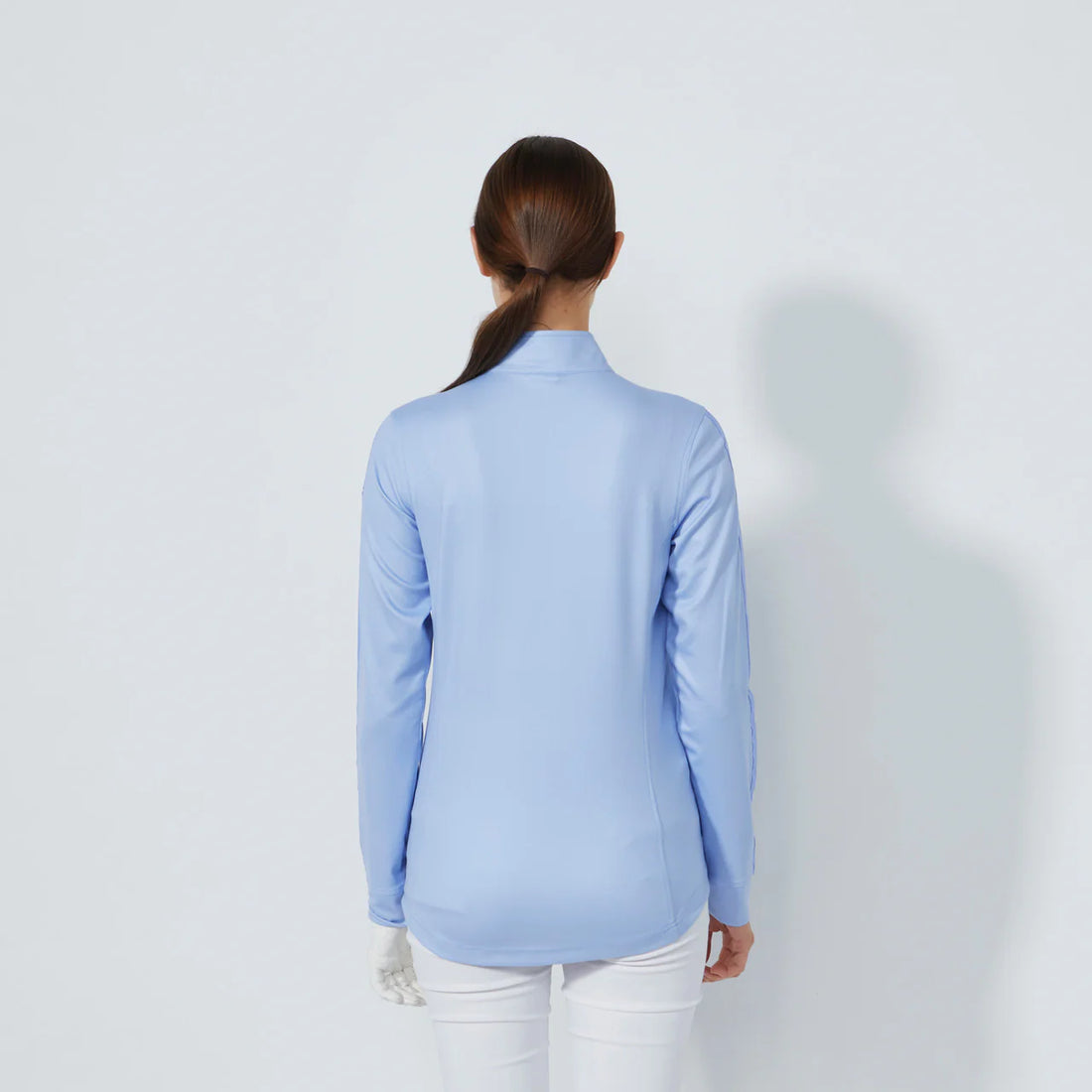 Anna LS Half neck - Blue heron