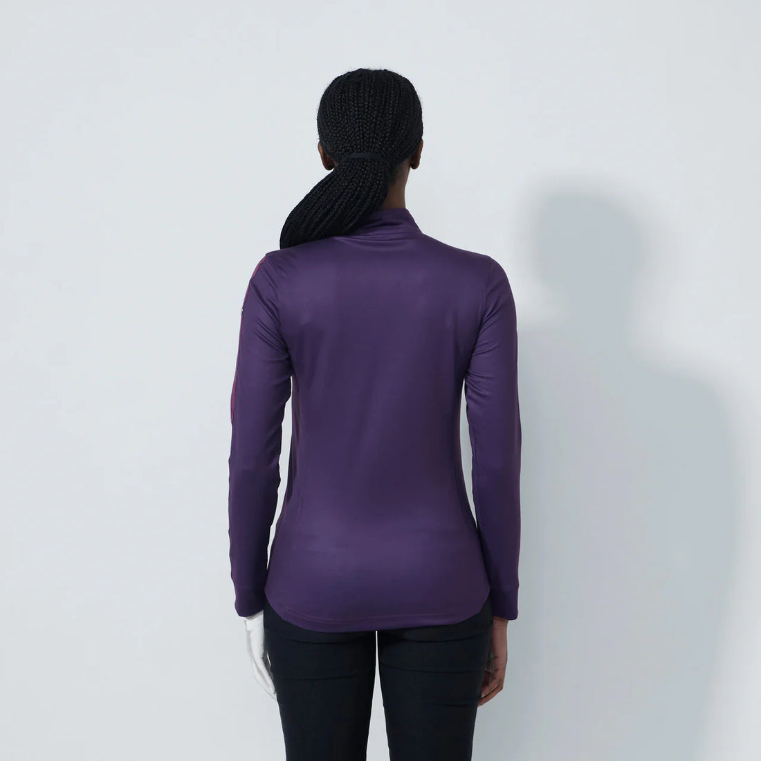 Anna LS Half neck - Dark purple