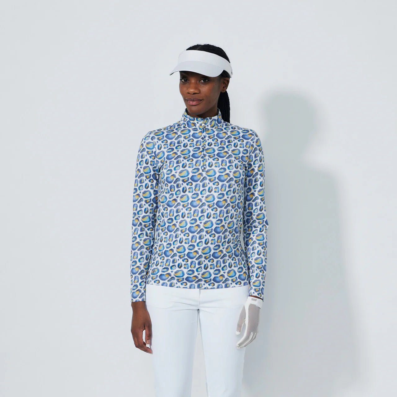 Print peached Half neck - Water Leo