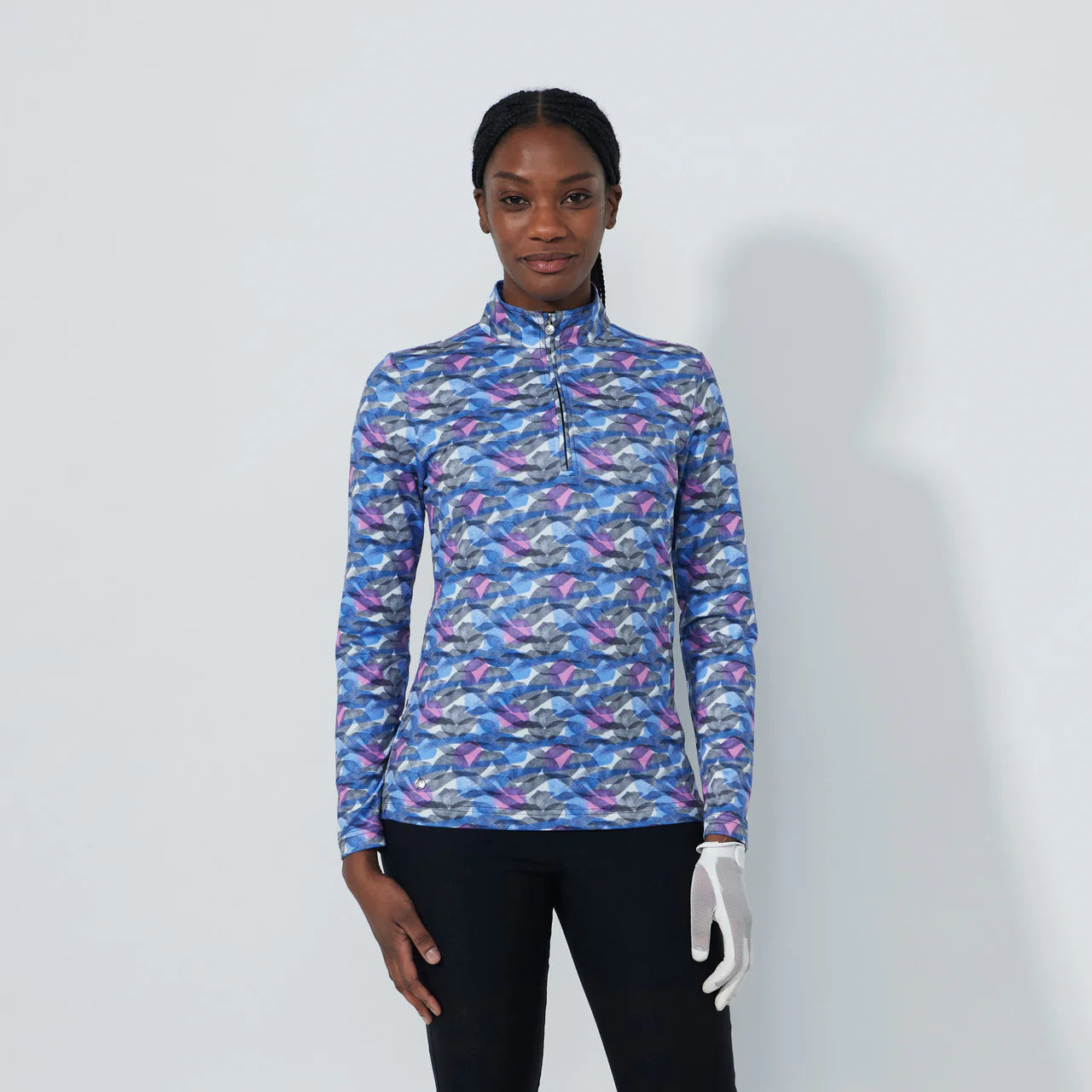Print peached Half neck - Interwined
