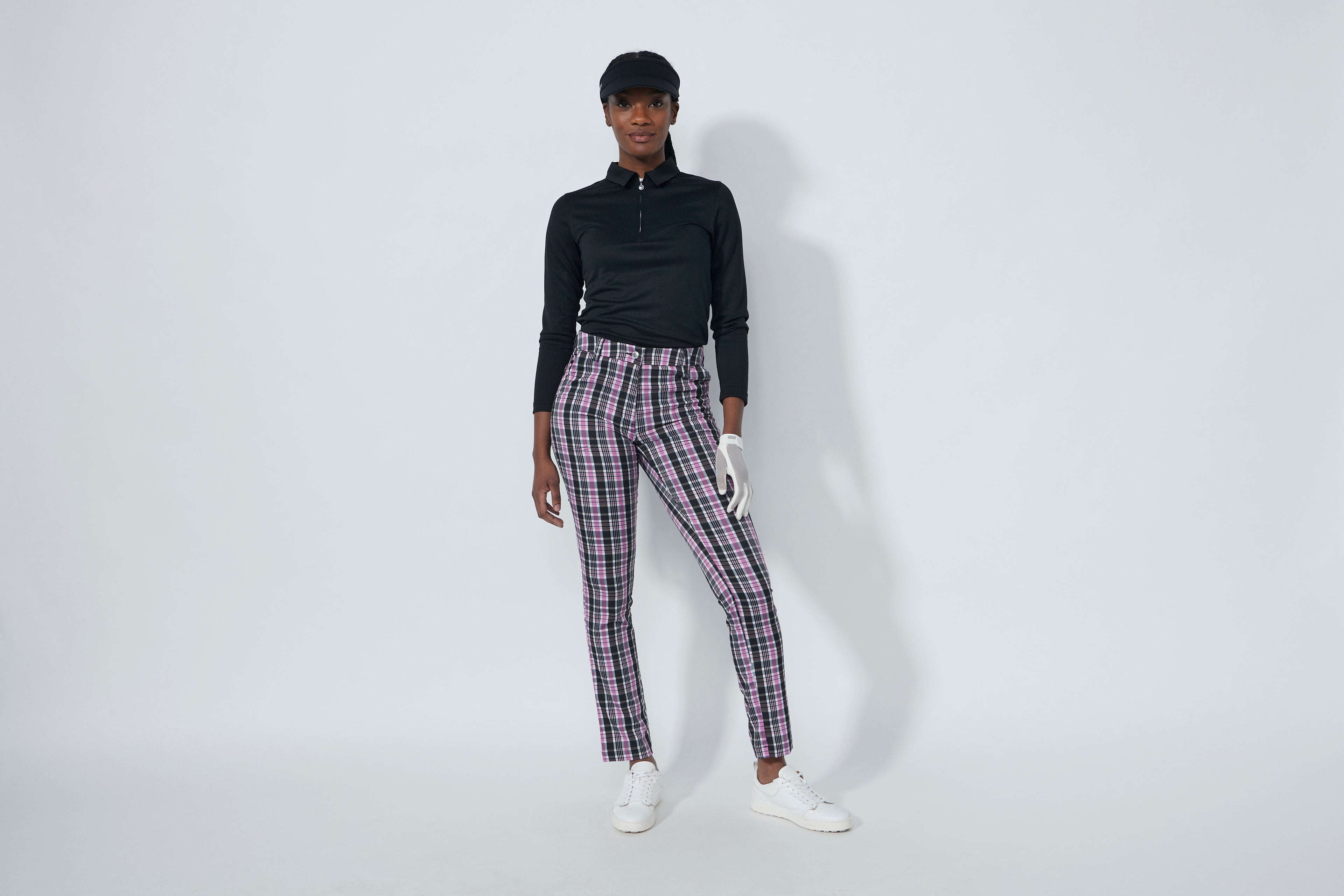 Golf Plaid Pants 32 inch - Check Multi
