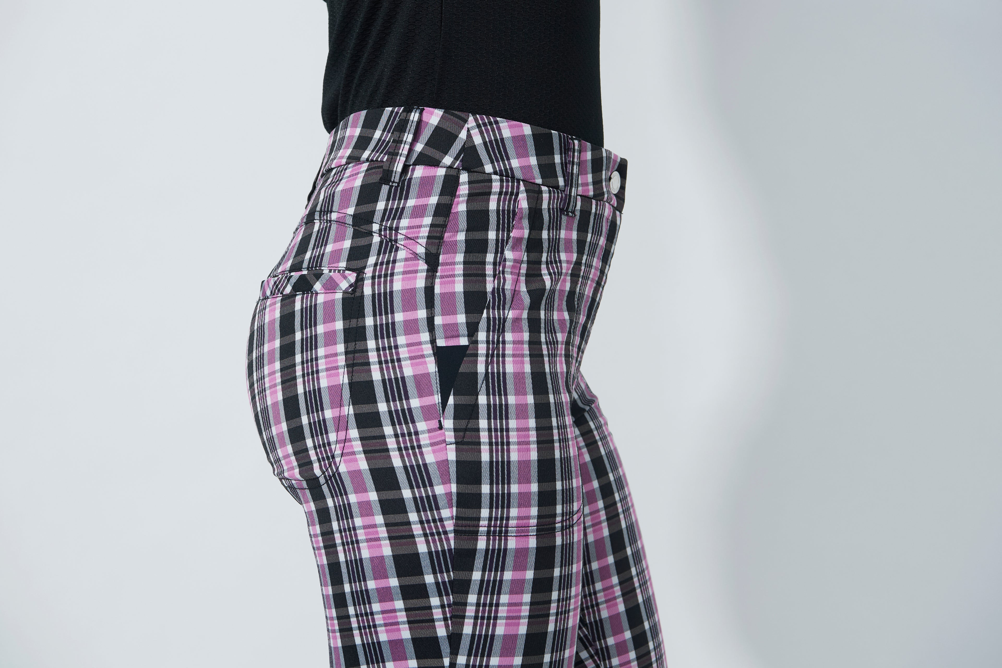 Golf Plaid Pants 32 inch - Check Multi