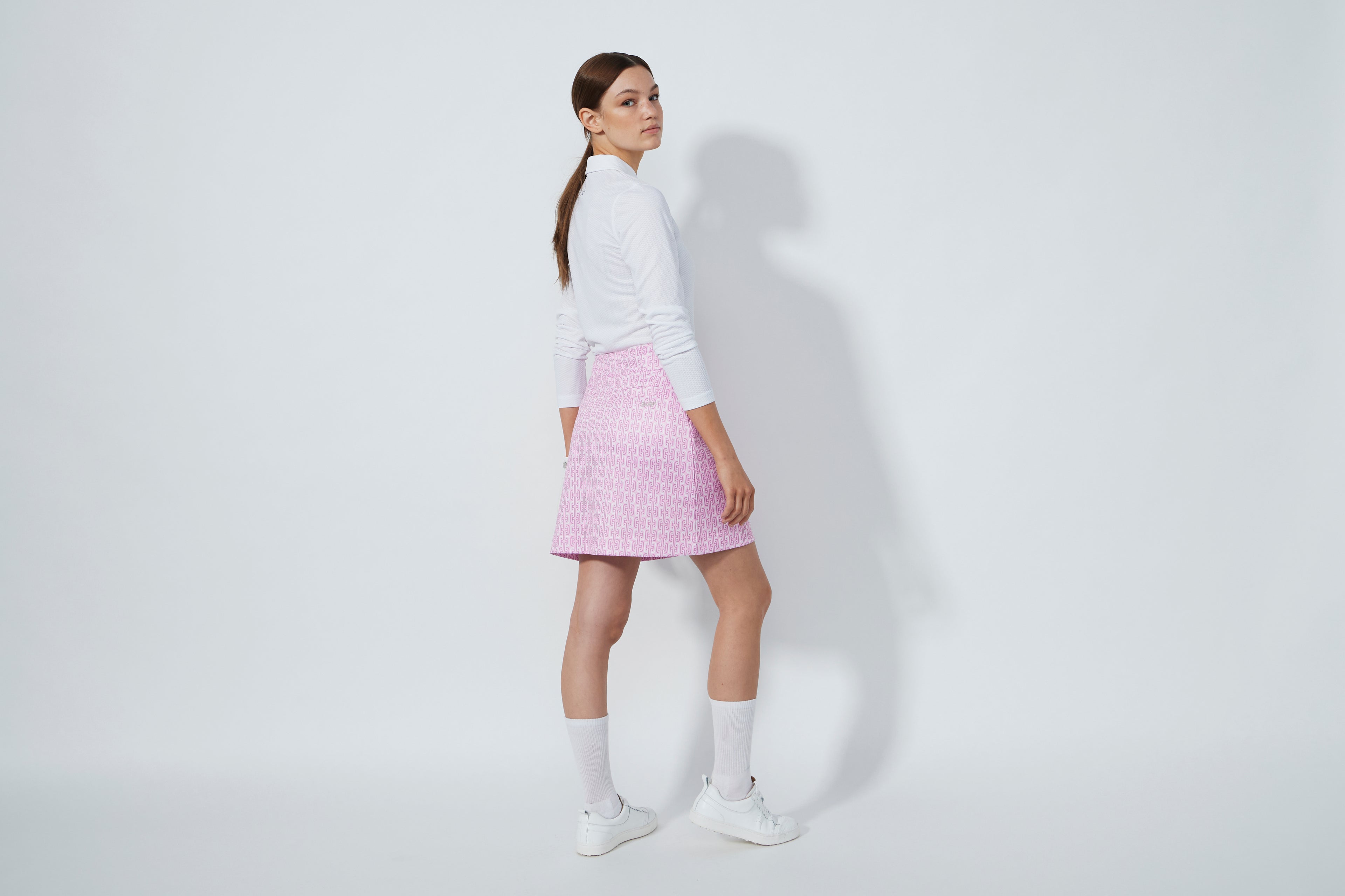Printed Pull-on Skort 38 cm - Delusion Pink