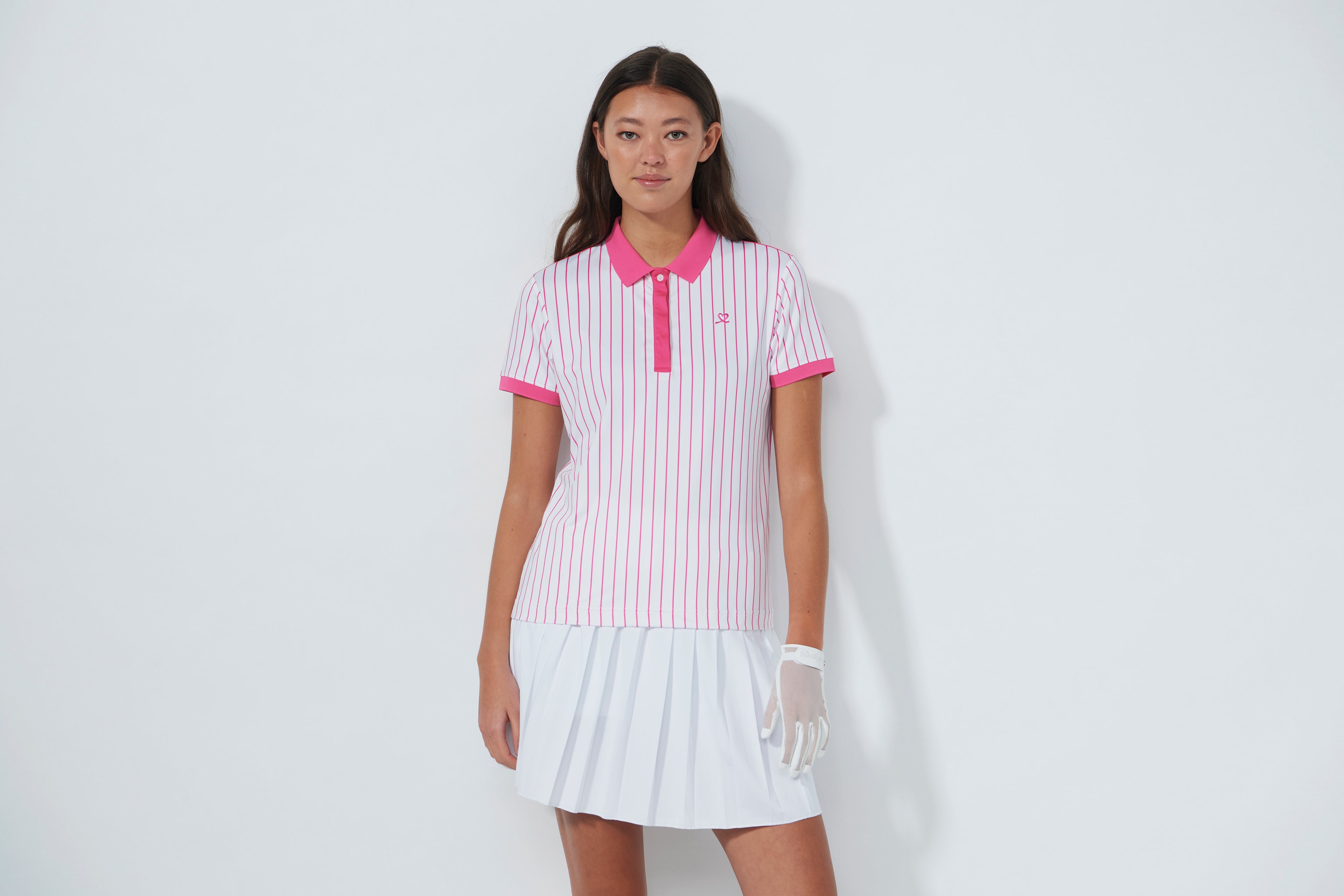 Club SS Polo shirt - Radiant Pink