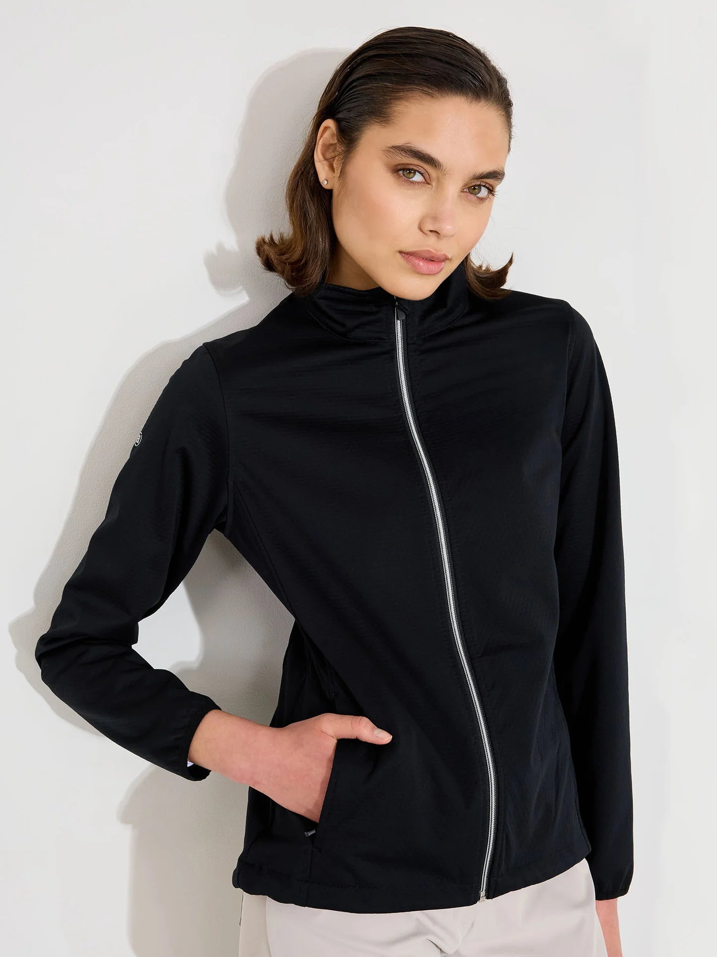 Lds Lytham softshell jacket - black