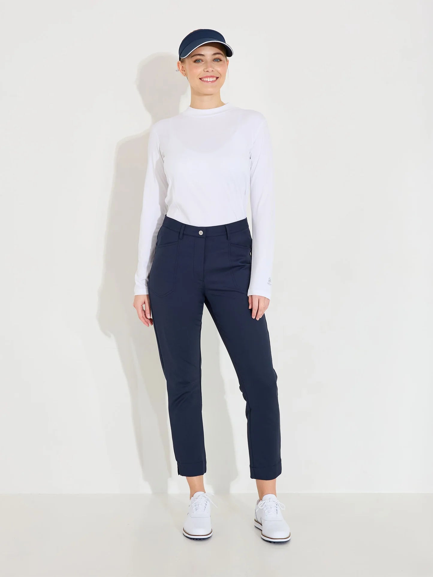 Lds Elite 7/8 trousers - navy