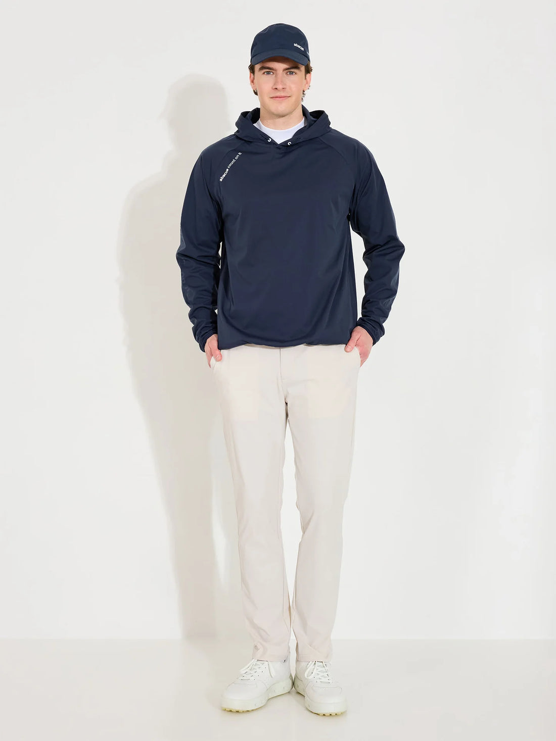 Mens Bounce waterproof hoodie - navy