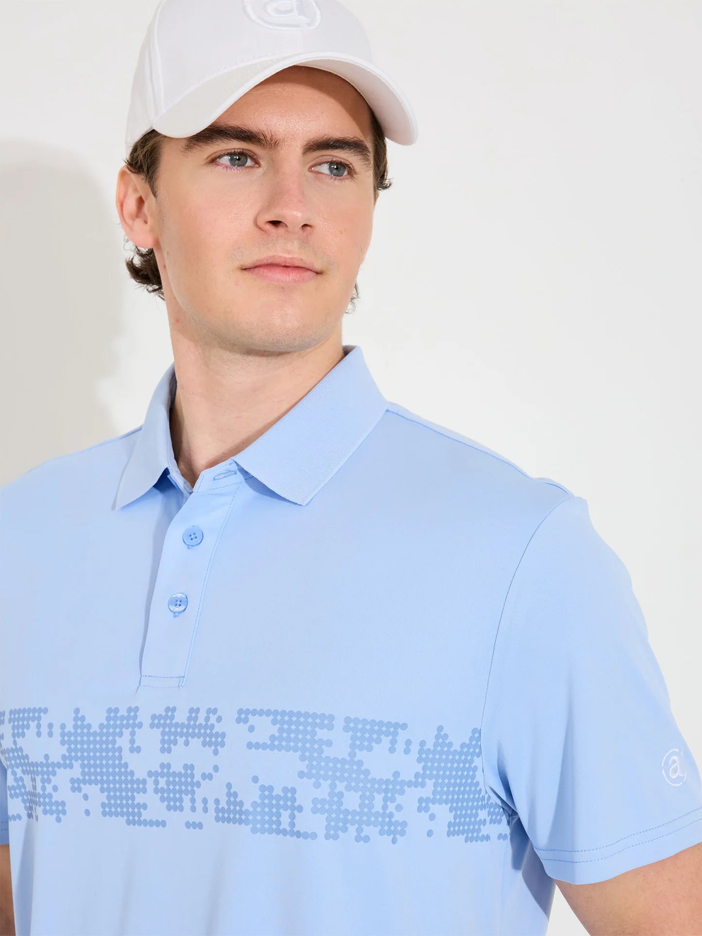 Mens Hosel drycool polo - iceblue