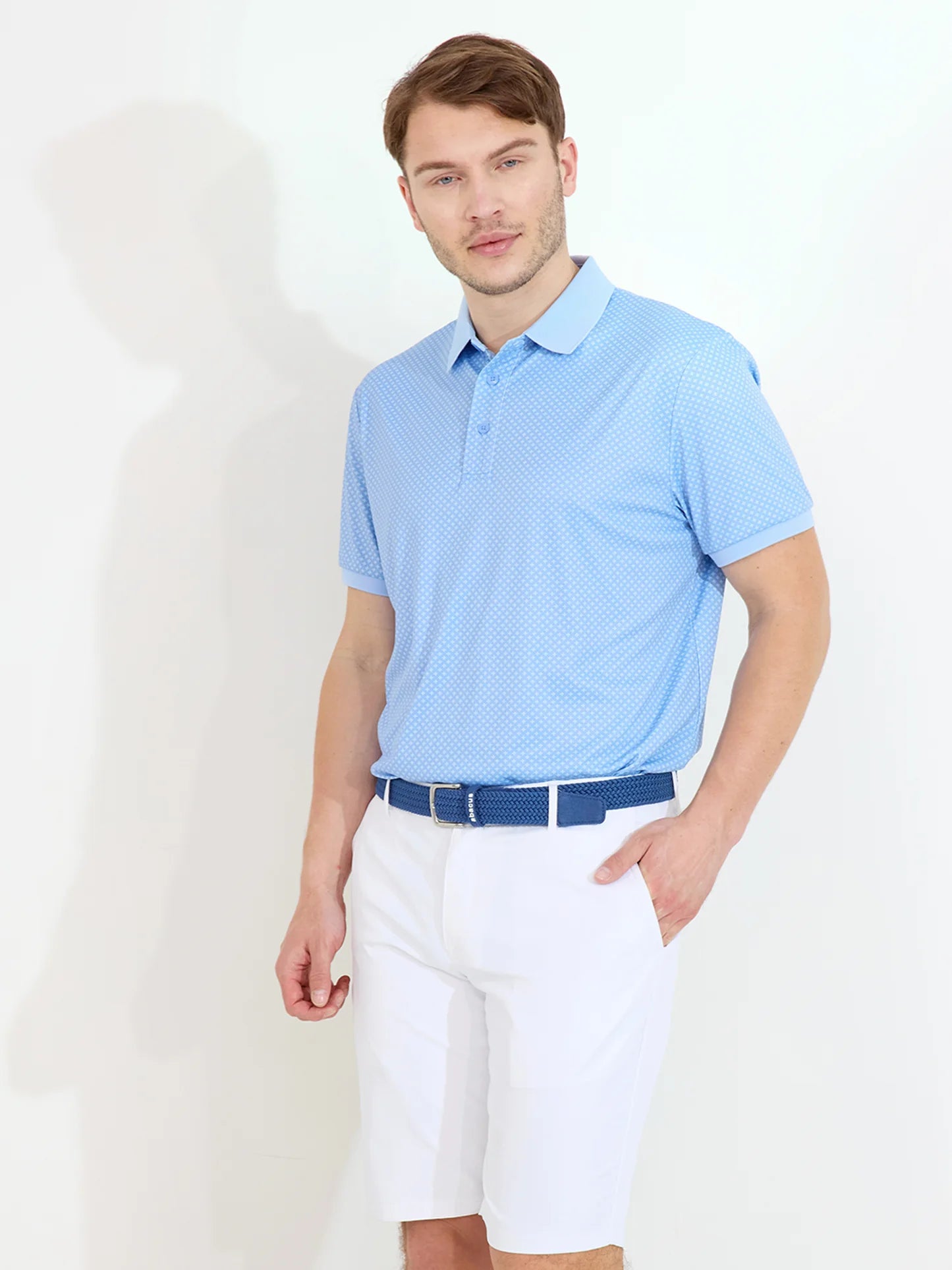 Mens Hayden drycool polo - iceblue