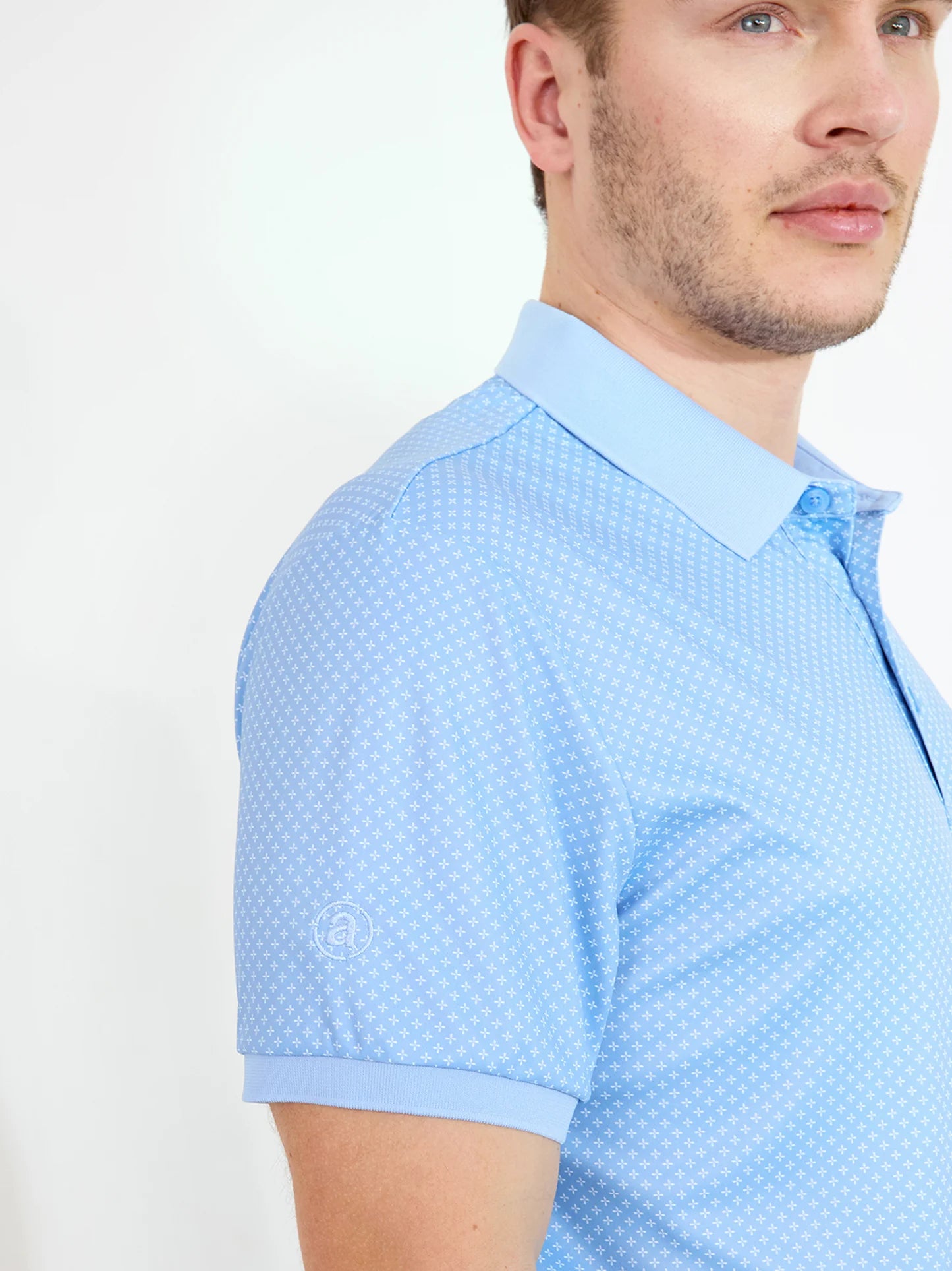 Mens Hayden drycool polo - iceblue