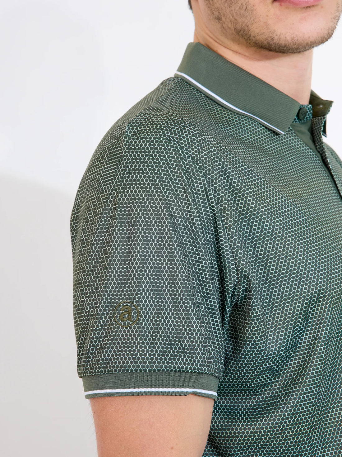 Mens Headfort drycool polo - forest