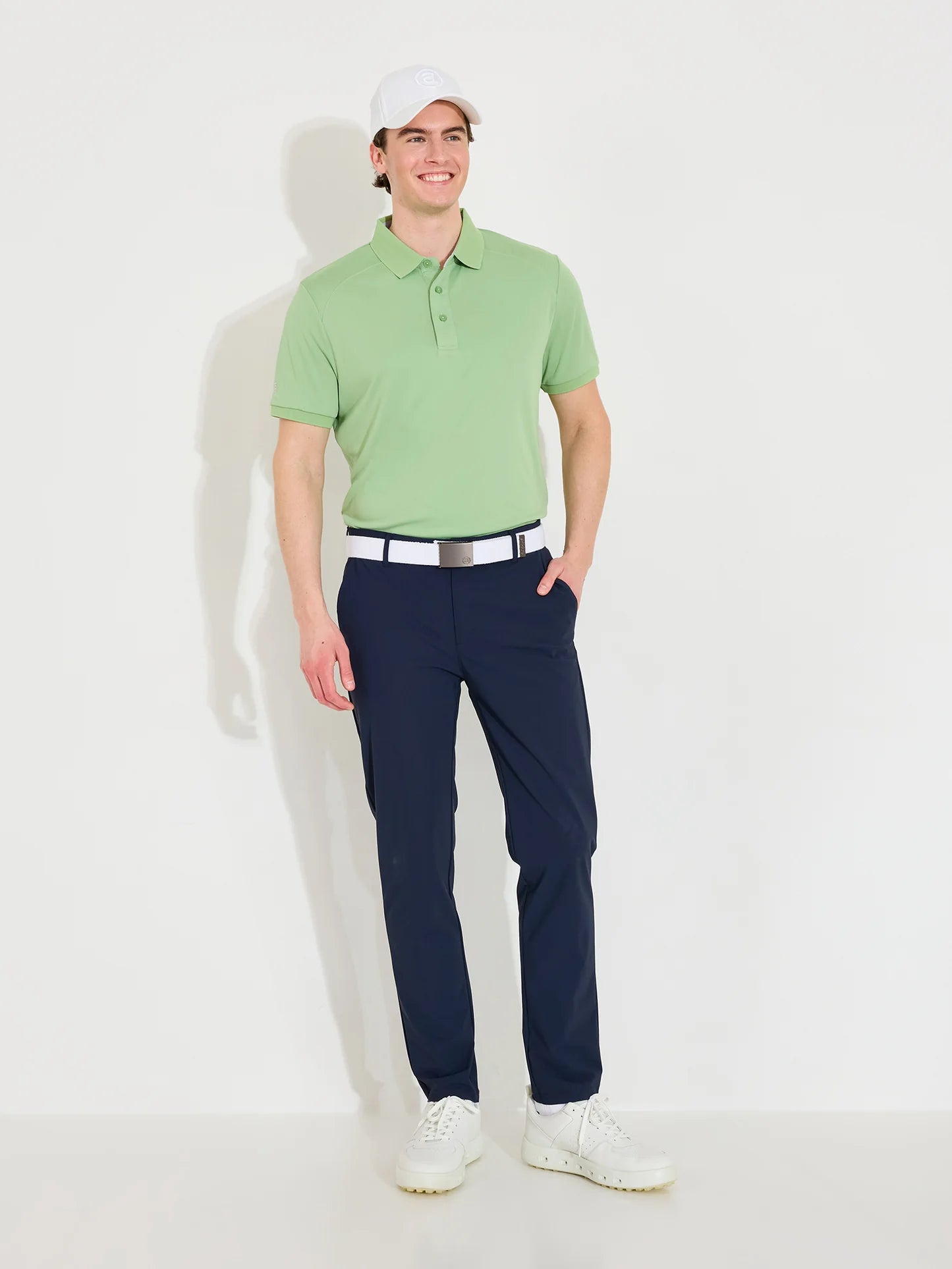 Mens Hammel recycled polo - apple