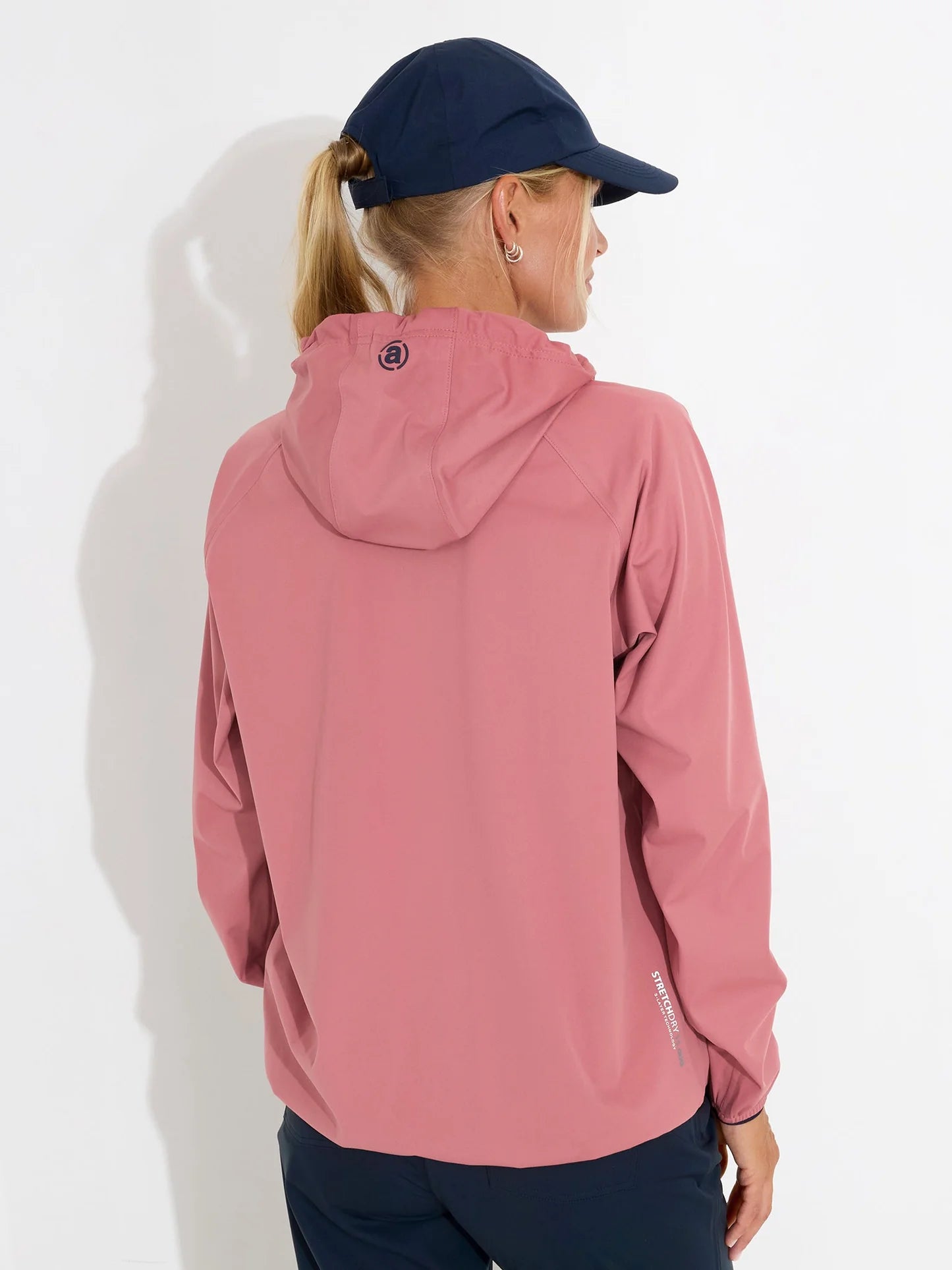 Lds Bounce waterproof hoodie - dusty rose