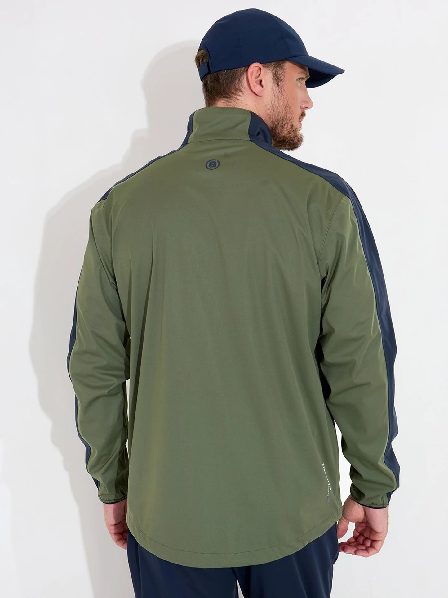 Mens Bounce rainjacket - navy/ forest