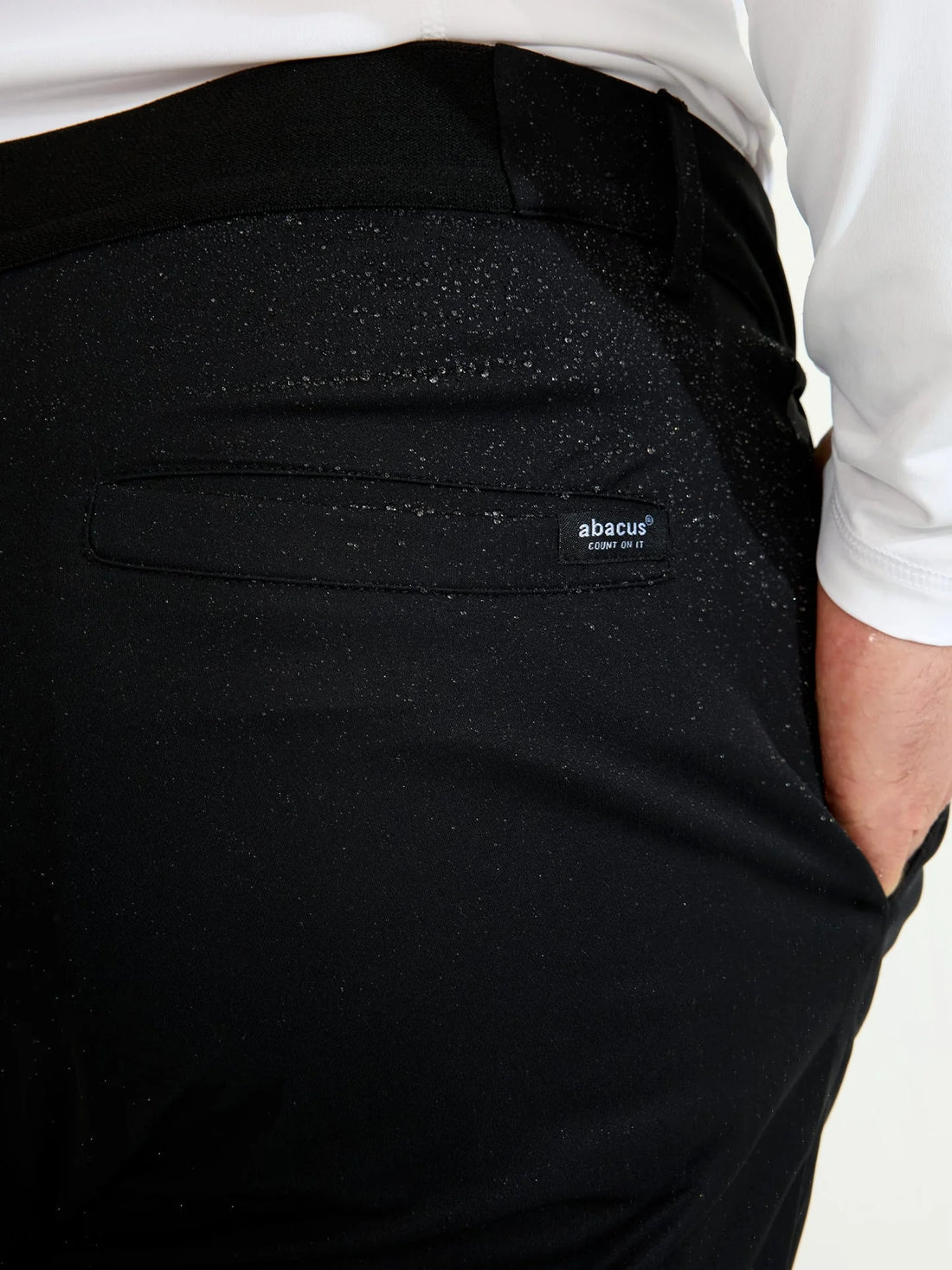 Mens Bounce waterproof trousers - black