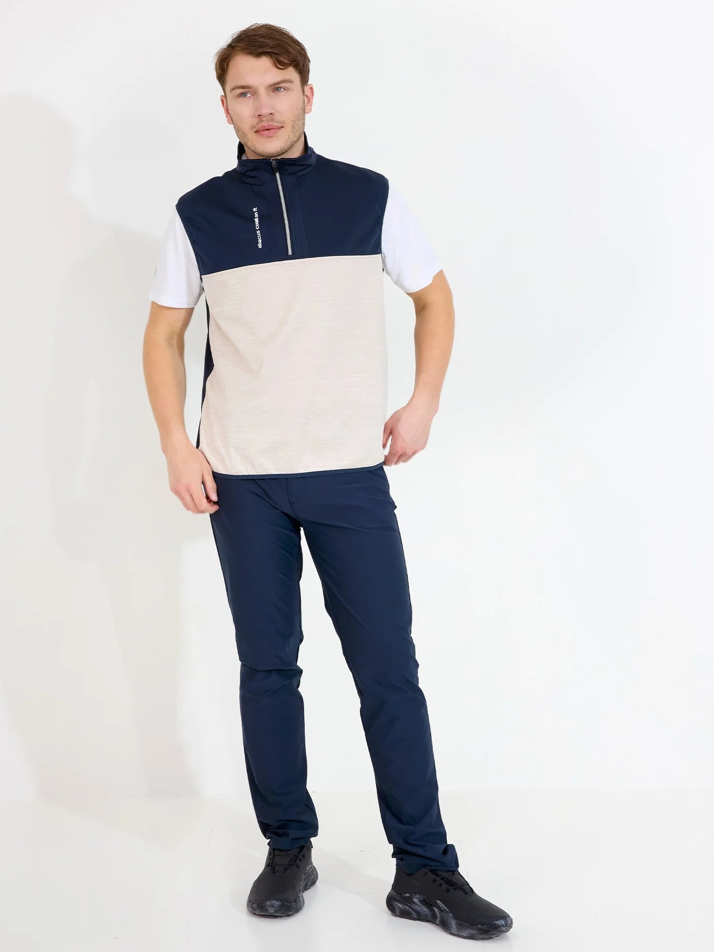 Mens Kingsbarns hybrid vest - navy