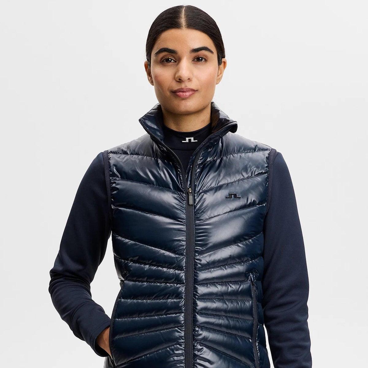 Lara Light Down Vest - Navy