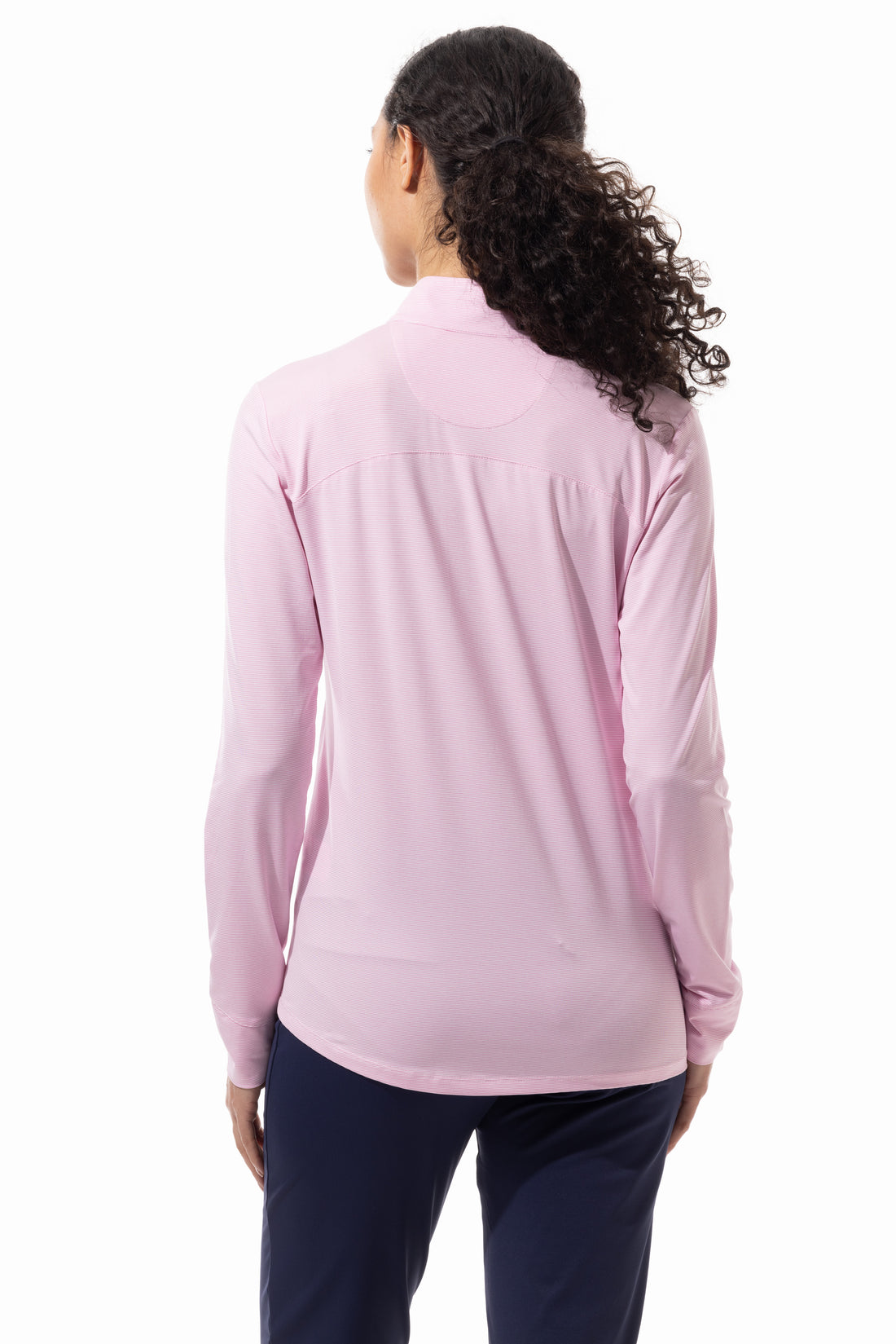 Soltekice Melange Stripe Mock