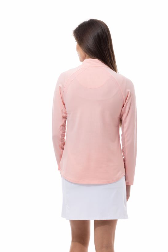Soltek Raglan Sleeve Zip Mock