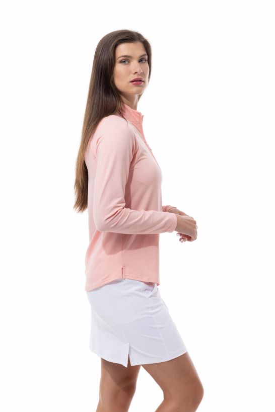 Soltek Raglan Sleeve Zip Mock