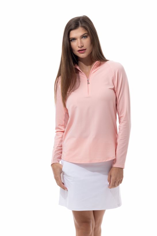 Soltek Raglan Sleeve Zip Mock