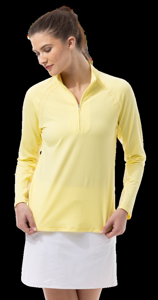 Soltek Raglan Sleeve Zip Mock