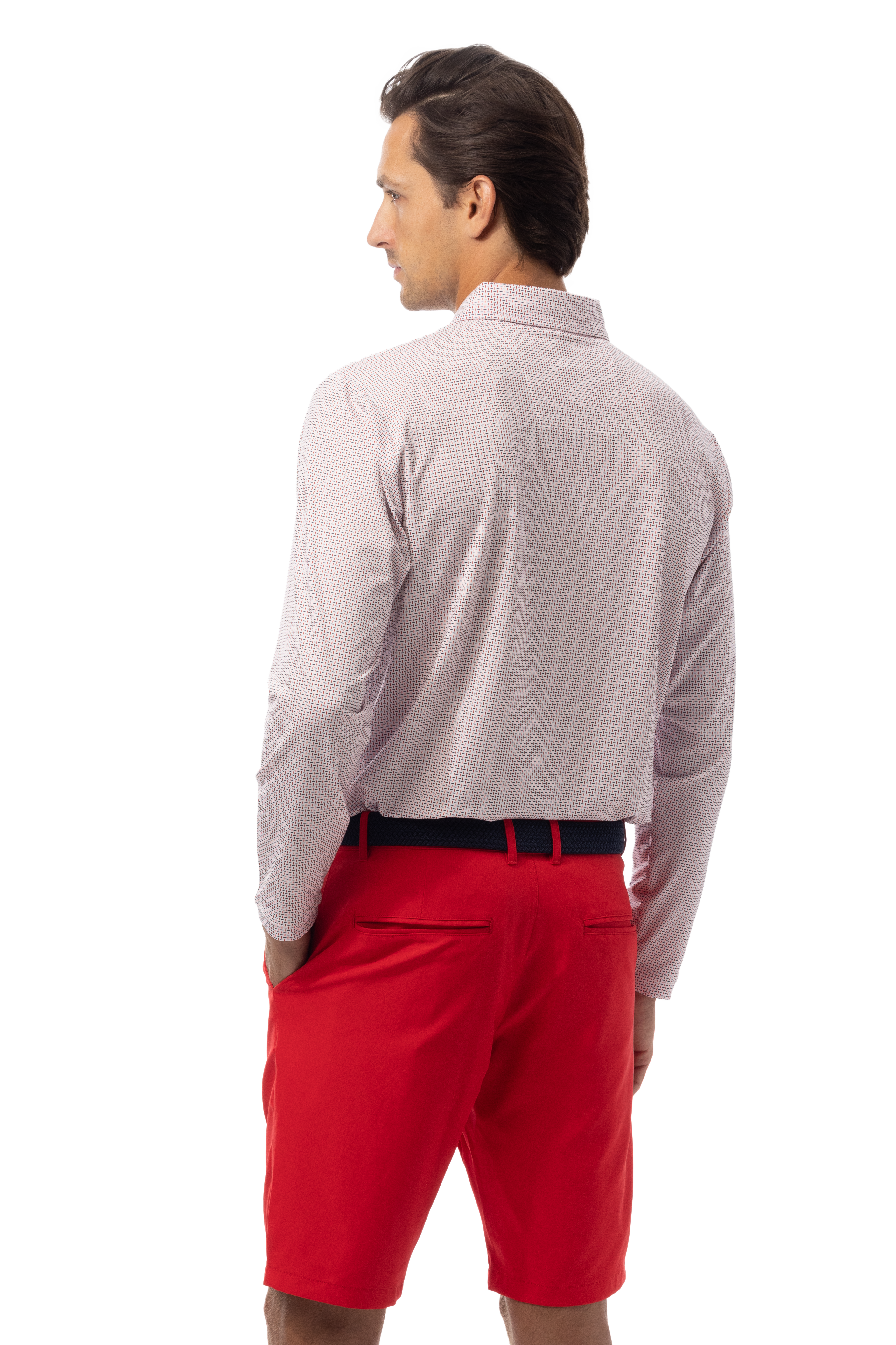 SOLTEKICE LONG SLEEVE POLO - MATRN