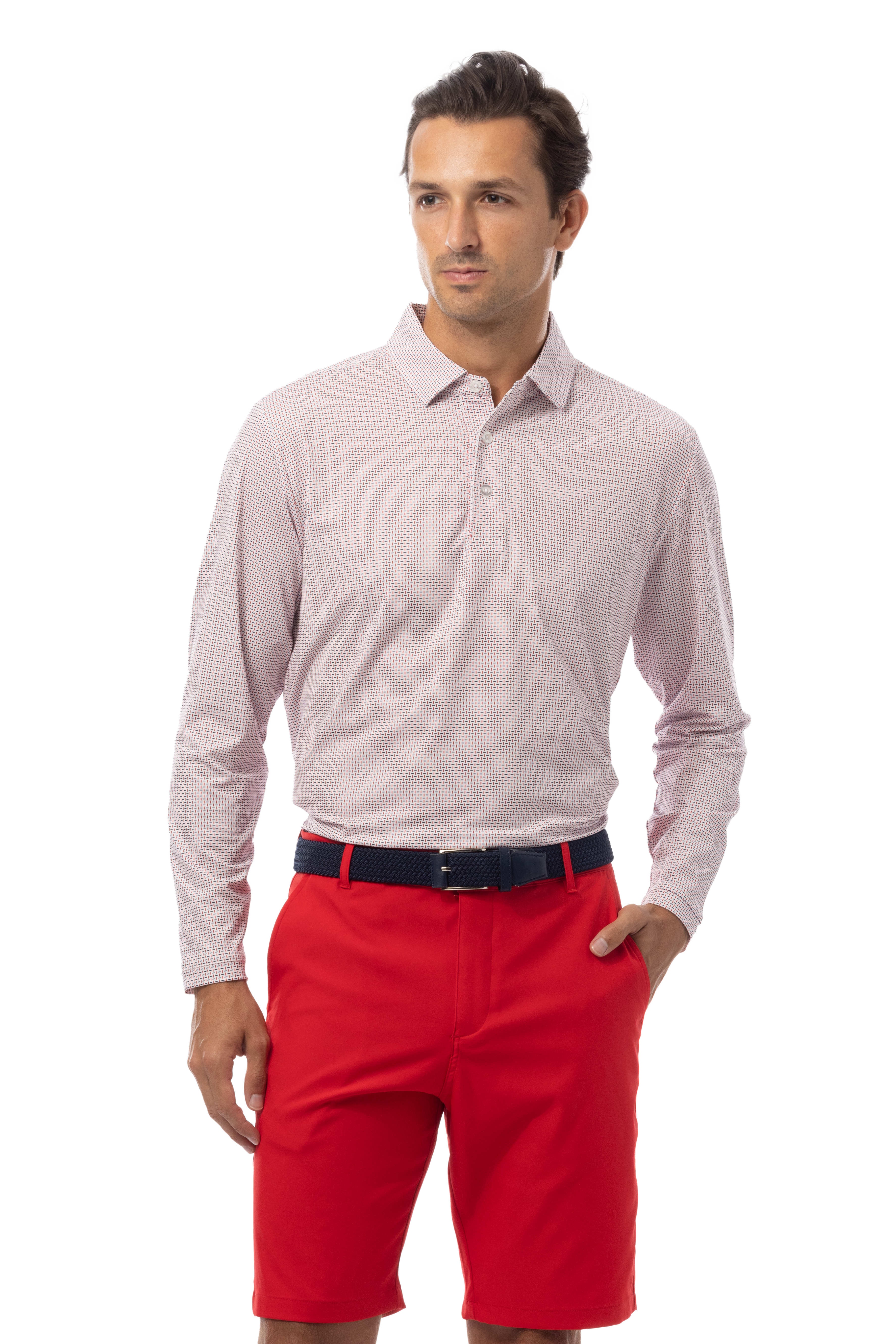 SOLTEKICE LONG SLEEVE POLO - MATRN