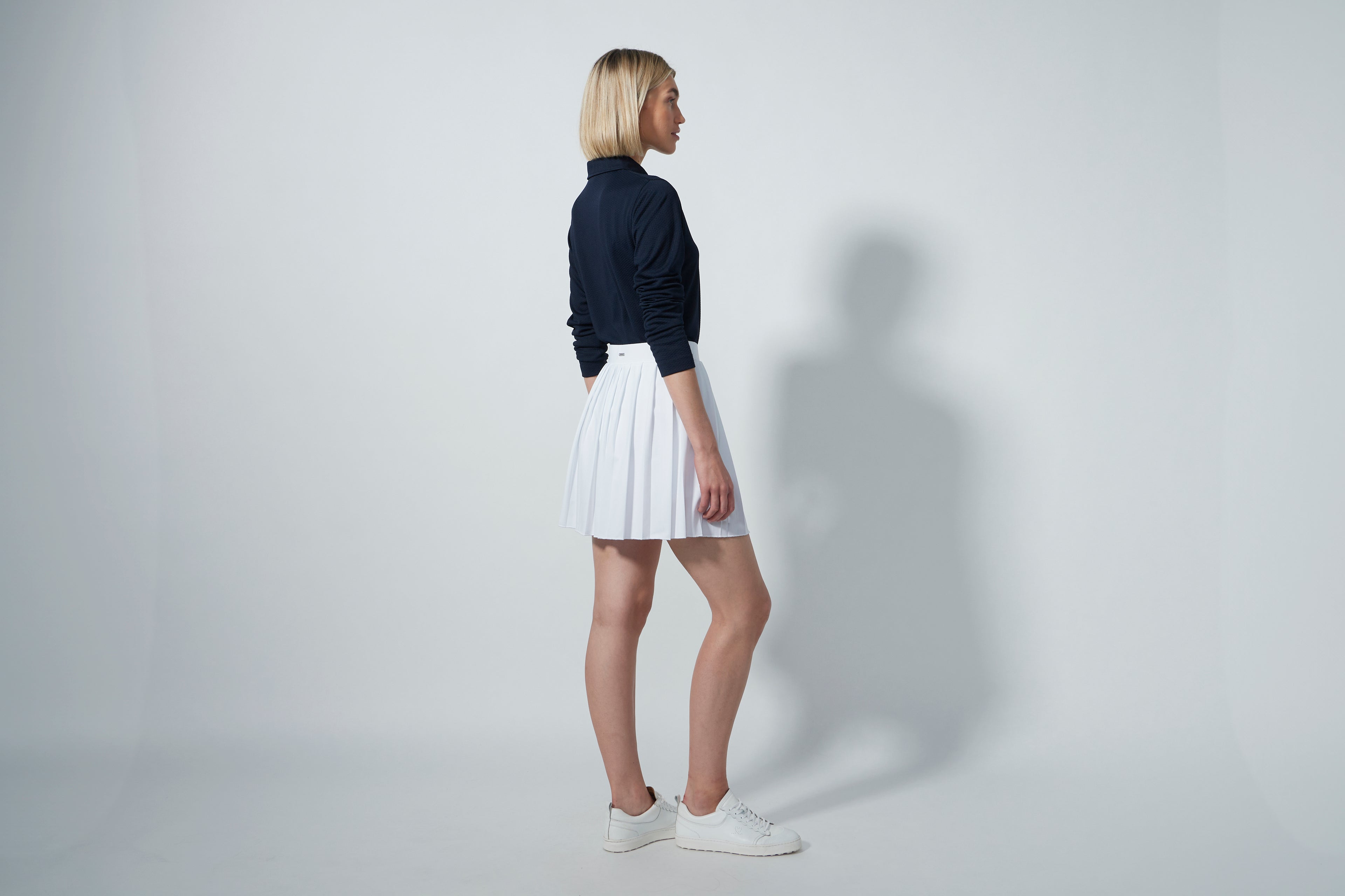 PLEATED SKORT 45 CM