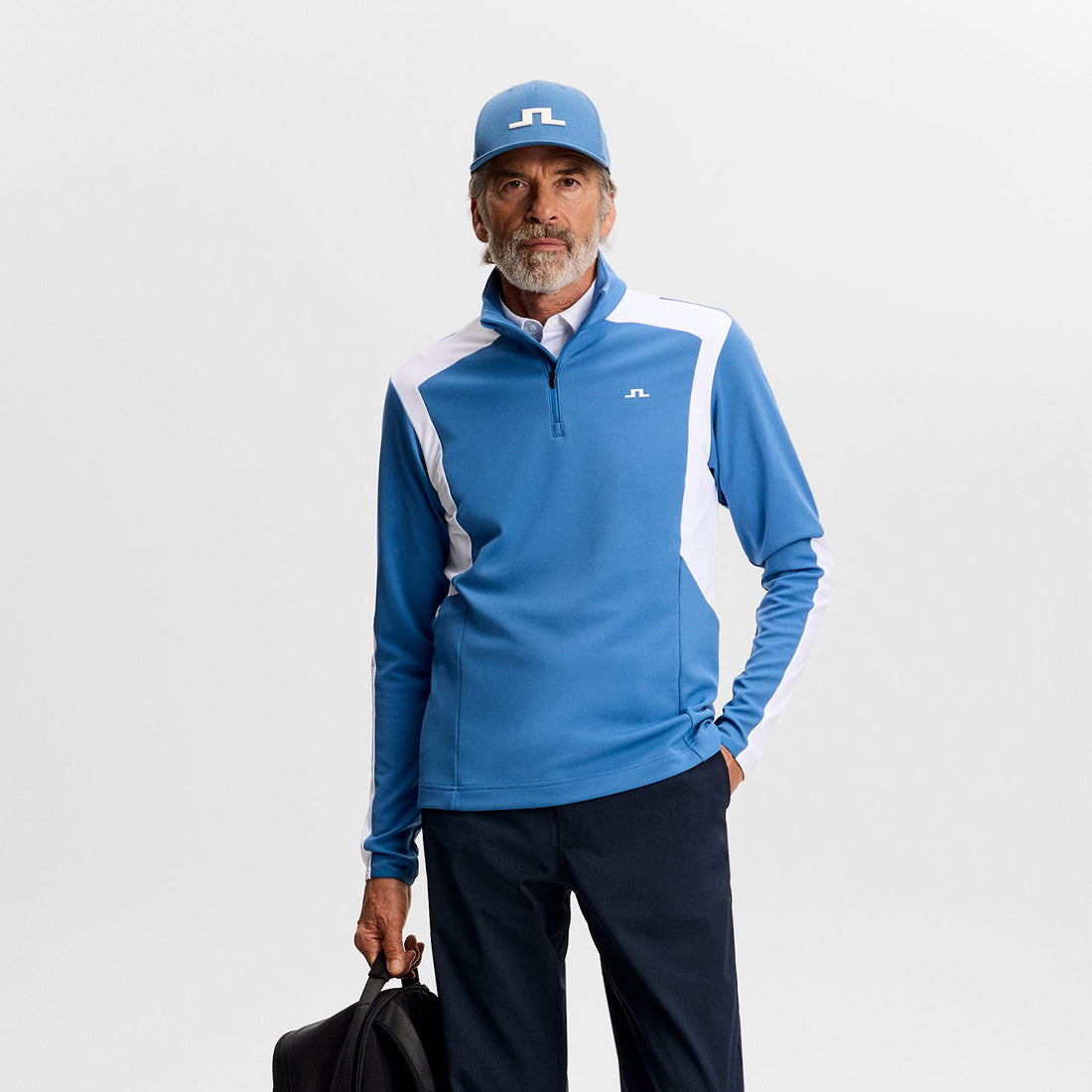 Lukas Quarter Zip Mid Layer - Federal Blue