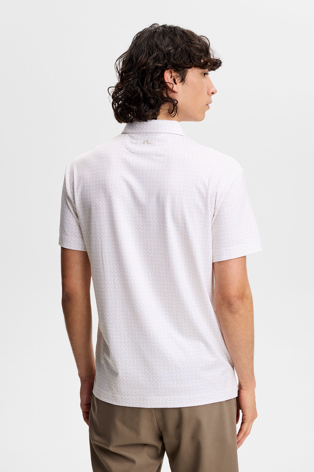 Bala Print Polo - Bias Bridge White Moonbeam S