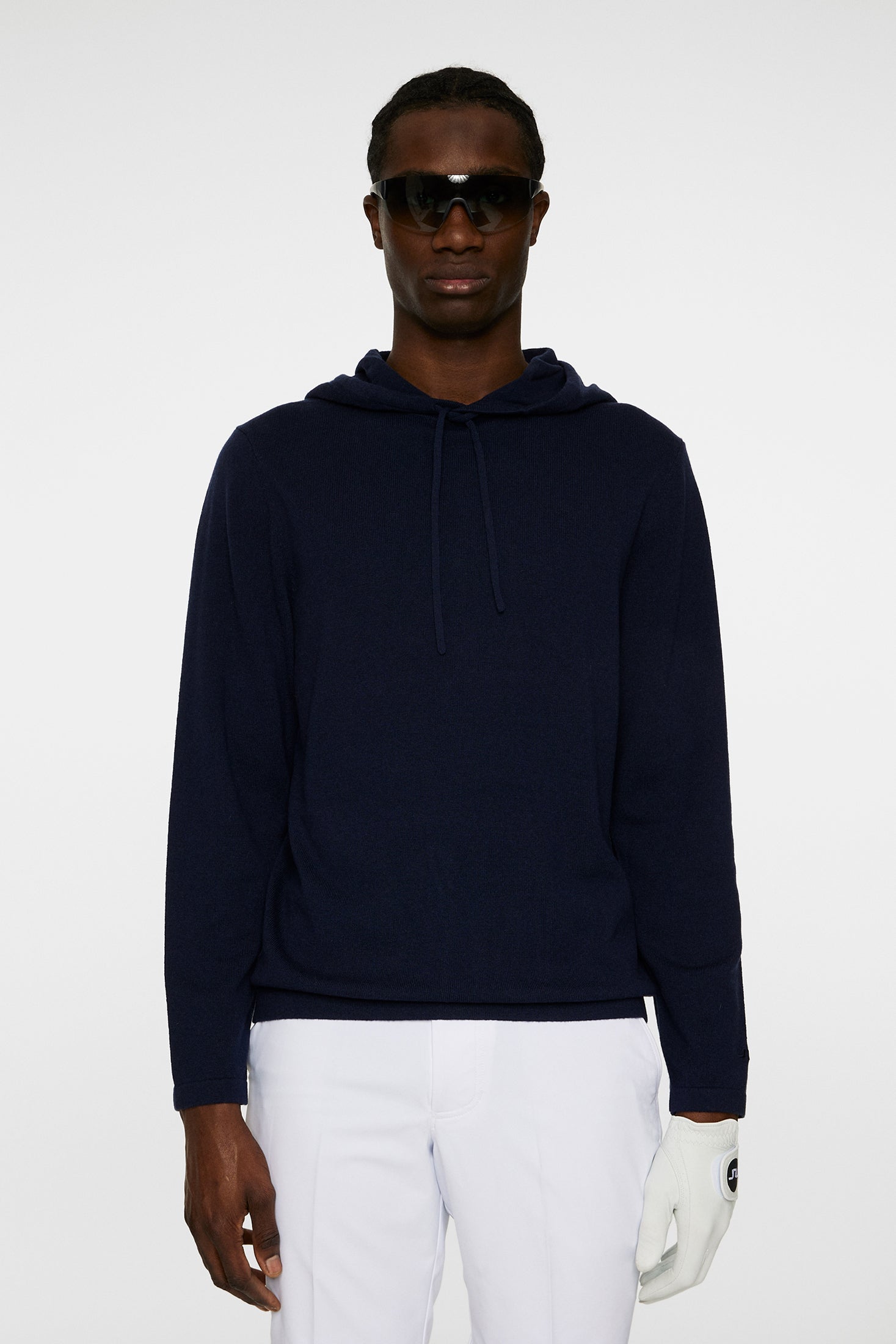 Kolton Cashmere Hoodie - JL Navy