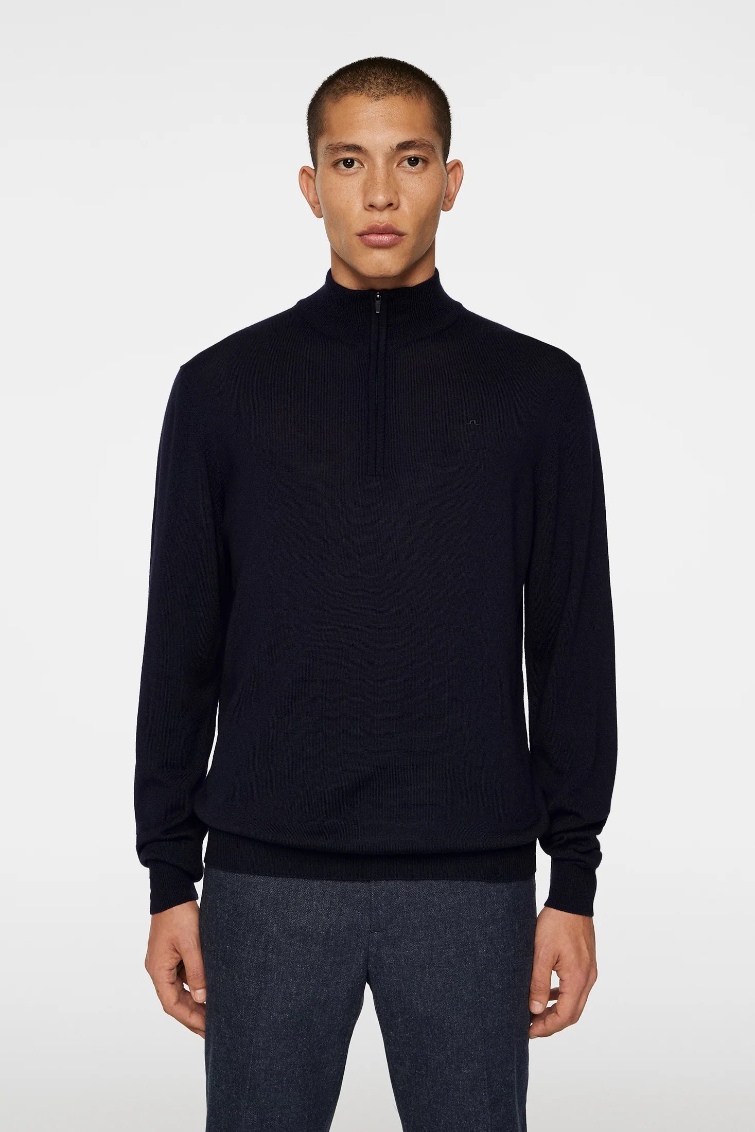 Kian Knitted Sweater - JL Navy