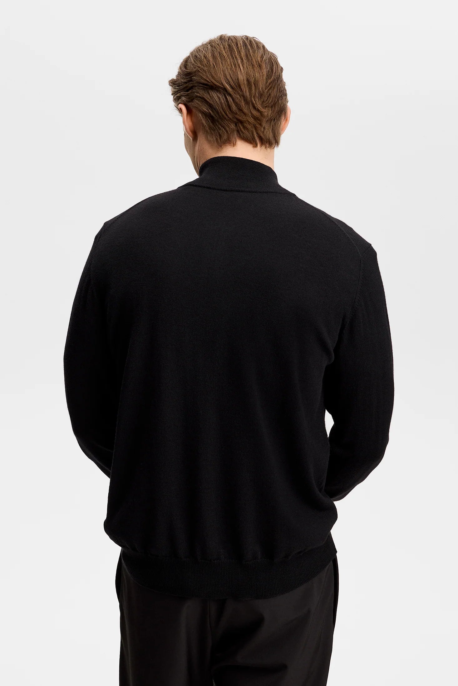 Kian Knitted Sweater - Black