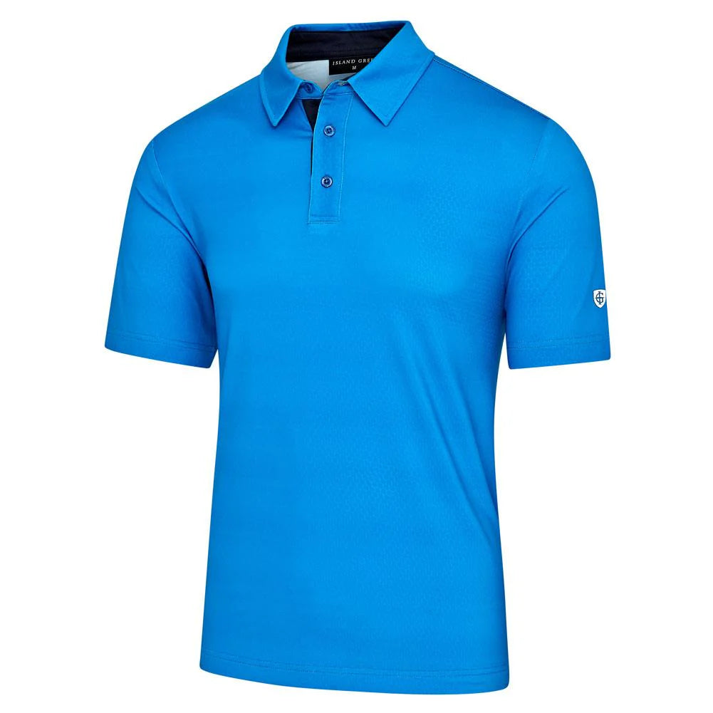 Mens Polo Laser Pattern