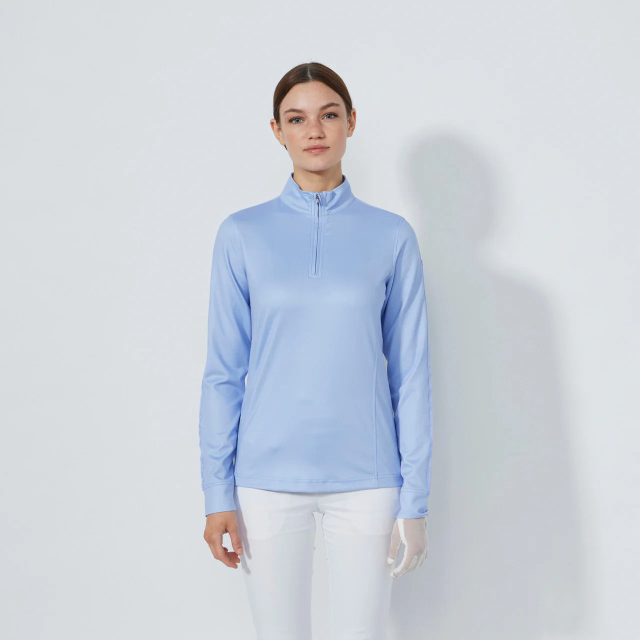 Anna LS Half neck - Blue heron