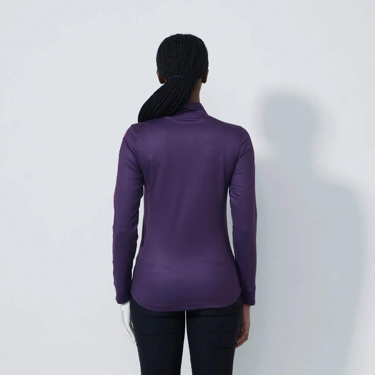 Anna LS Half neck - Dark purple