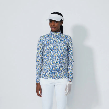 Print peached Half neck - Water Leo