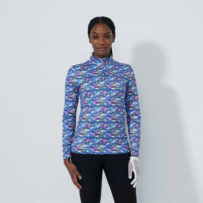 Print peached Half neck - Interwined