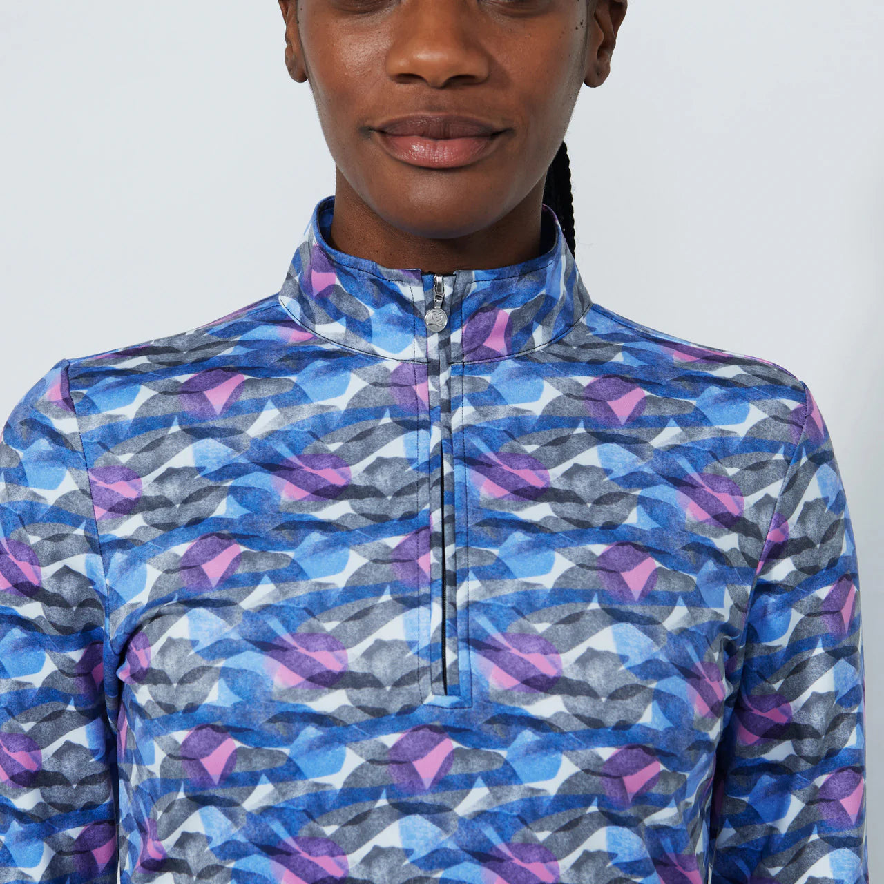 Print peached Half neck - Interwined
