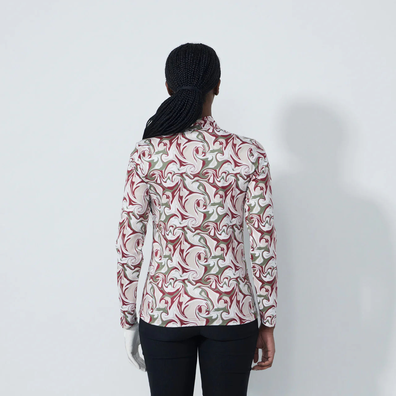 Print peached Half neck - Swirl