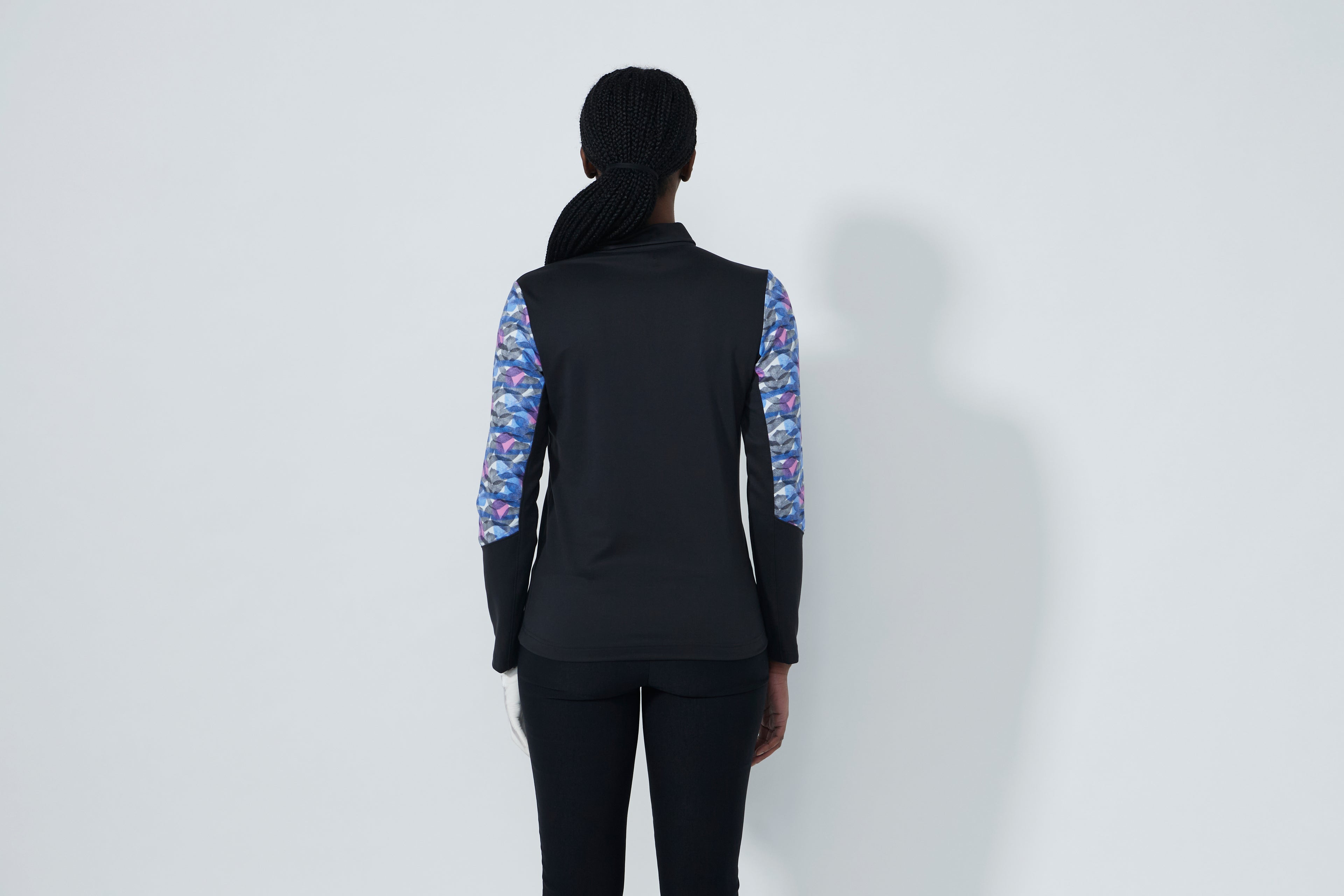 Peached LS Polo shirt - Black