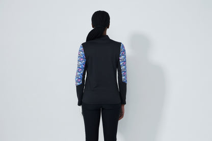 Peached LS Polo shirt - Black