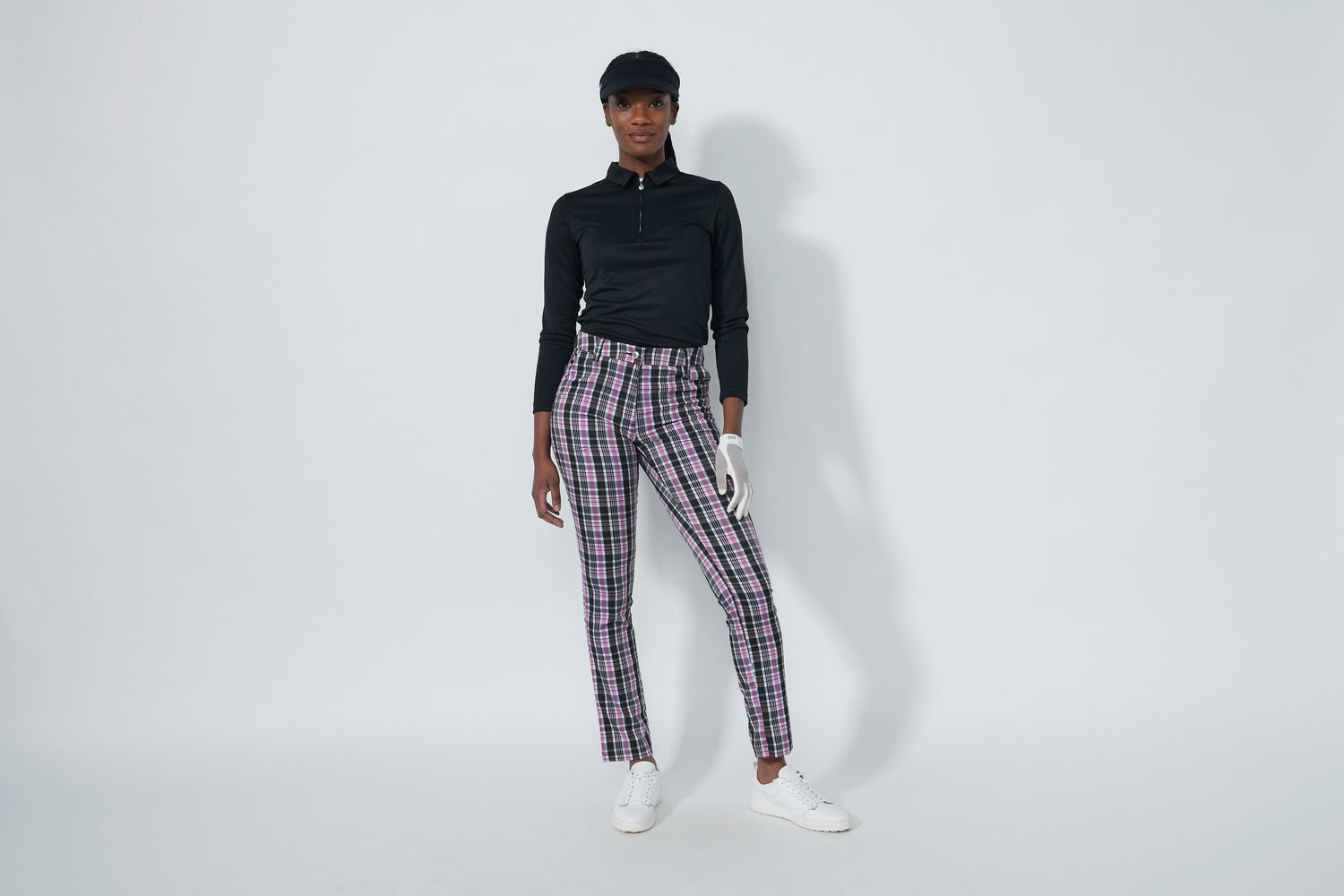 Golf Plaid Pants 32 inch - Check Multi