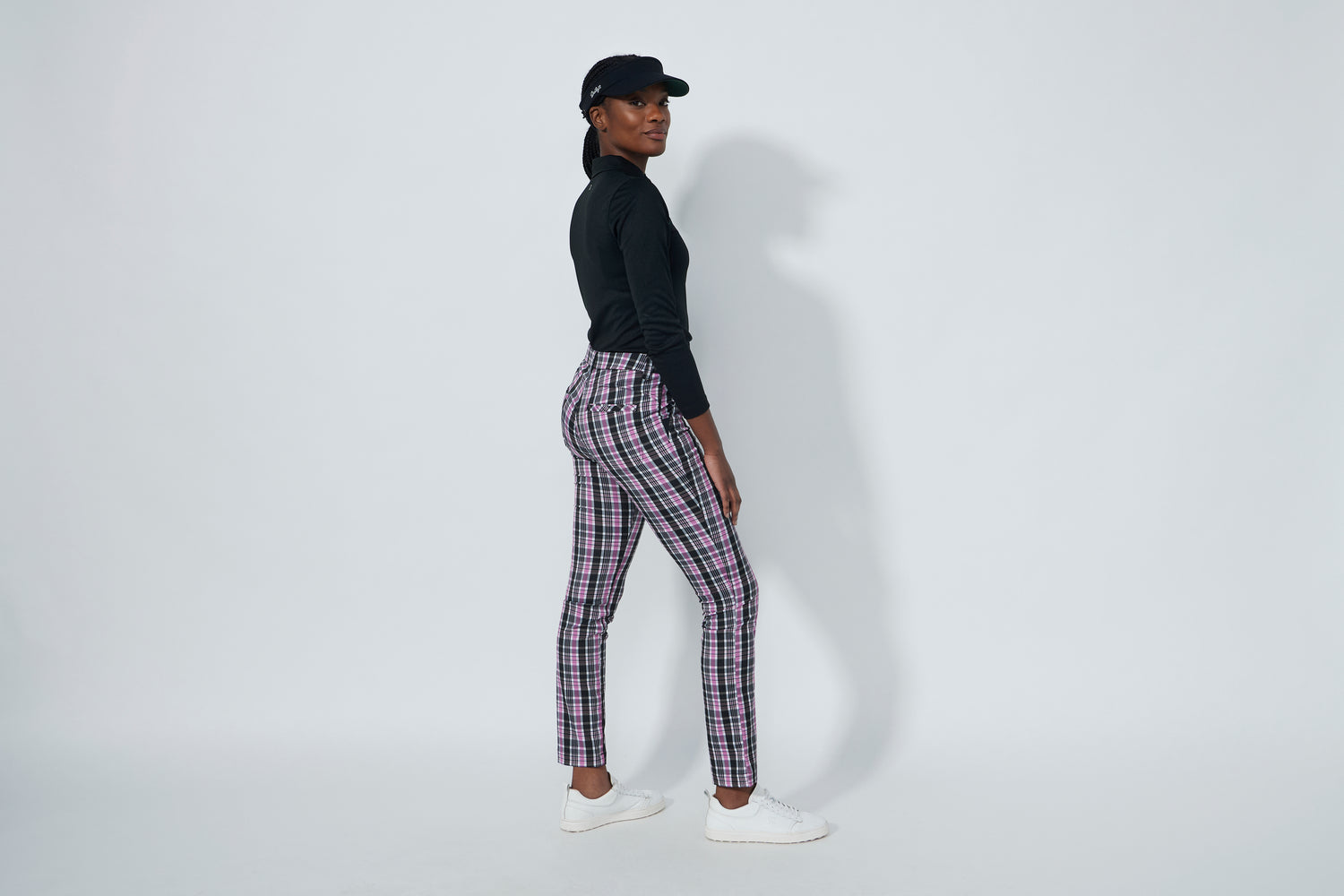 Golf Plaid Pants 32 inch - Check Multi