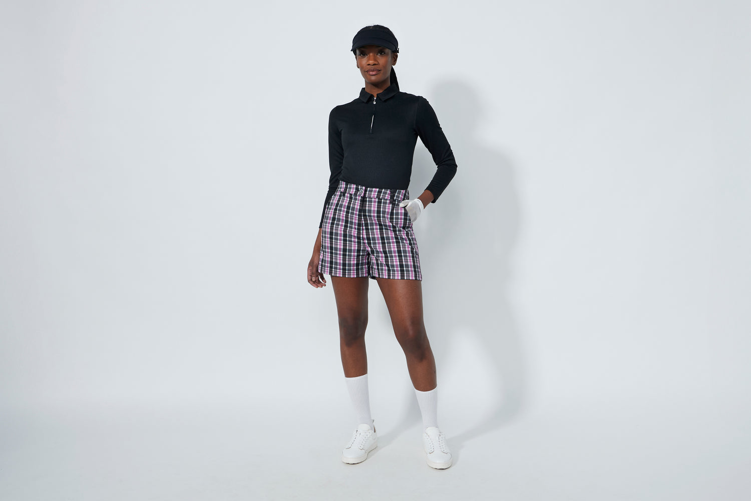 Golf Plaid Shorts 41 cm - Check Multi