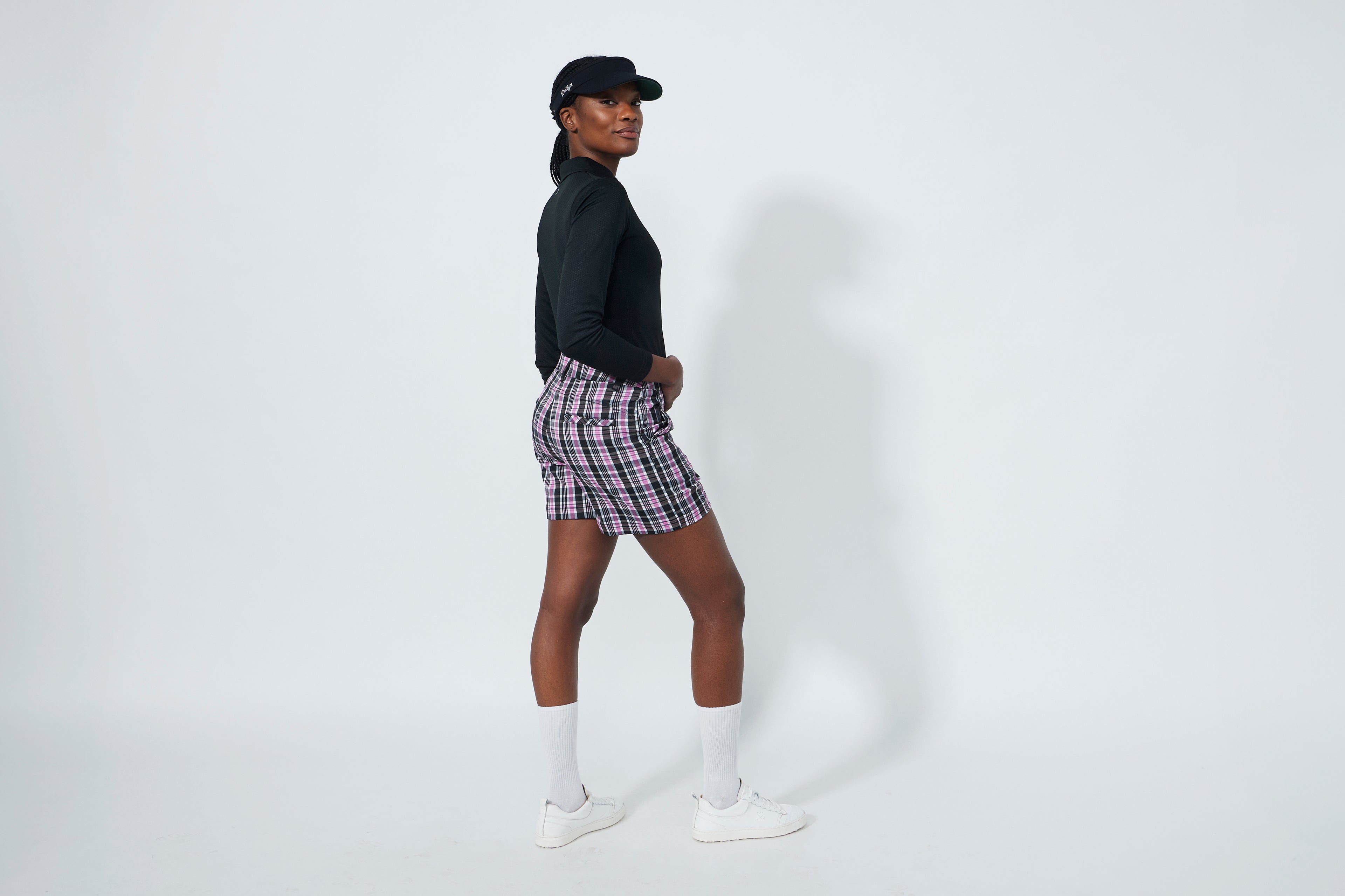 Golf Plaid Shorts 41 cm - Check Multi