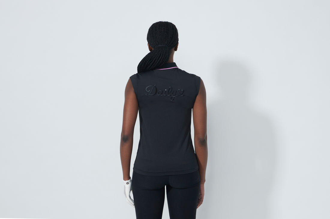 Embroidery Logo SL Polo shirt - Black