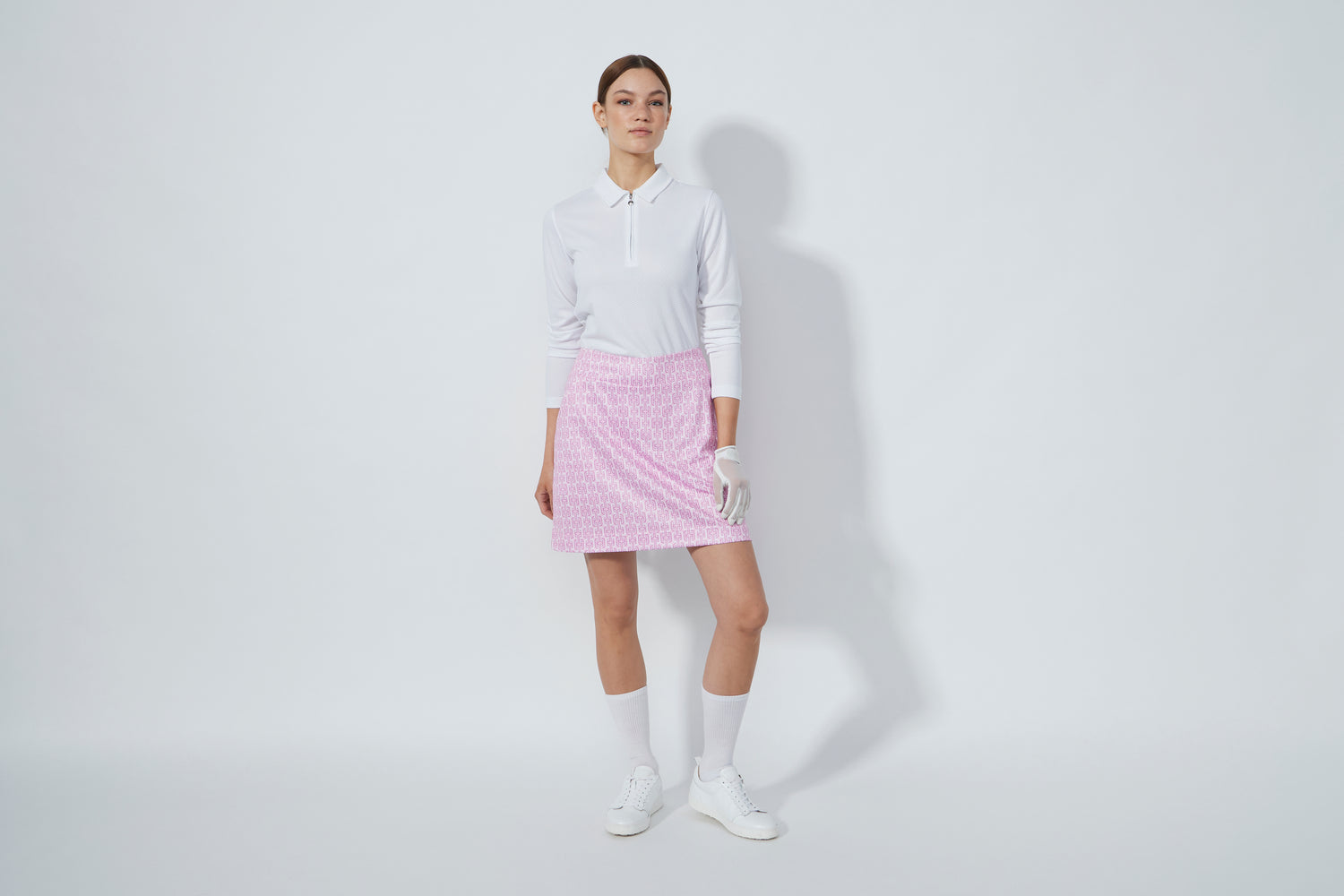 Printed Pull-on Skort 38 cm - Delusion Pink