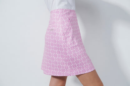 Printed Pull-on Skort 45 cm - Delusion Pink